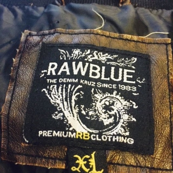 raw blue denim jacket